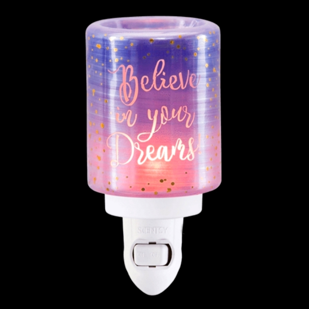 Believe in your dreams wall outlet mini warmer